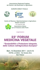 Forum di medicina vegetale: le relazioni della prima sessione