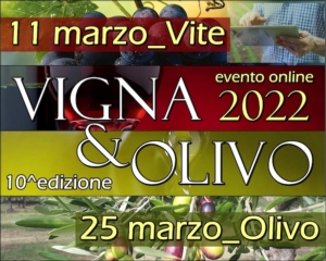 EVENTO ONLINE - Vigna & Olivo 2022, innovazione e sostenibilità: focus Vite