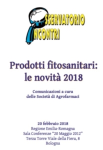 Prodotti fitosanitari: le novità 2018